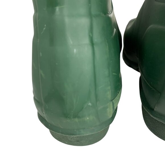 HUNTER Original Tall Womens Size 6 Green Outdoor Waterproof Knee High Rain Boots - Picture 8 of 14